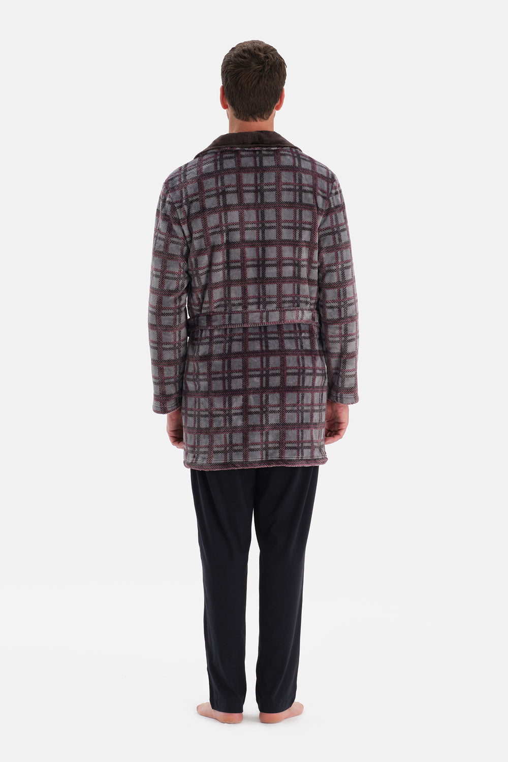 Multicolor Ekoseli Polar Sabahlık