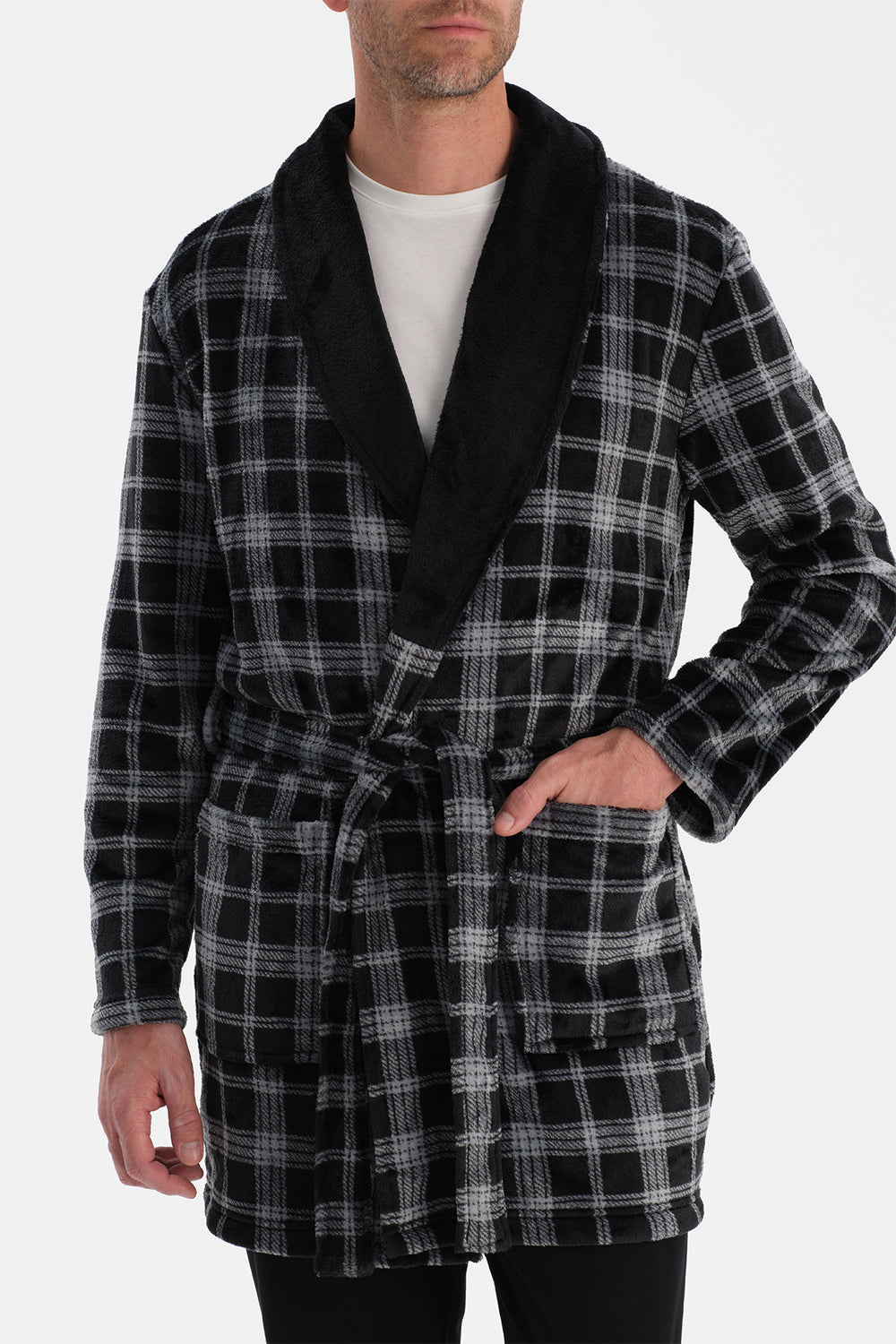 Multicolor Ekoseli Polar Sabahlık