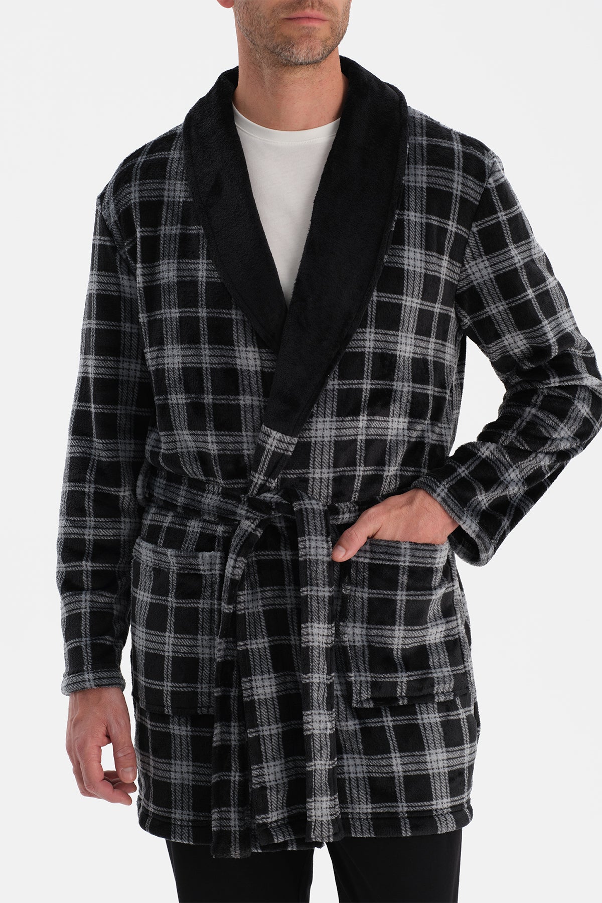 Multicolor Ekoseli Polar Sabahlık