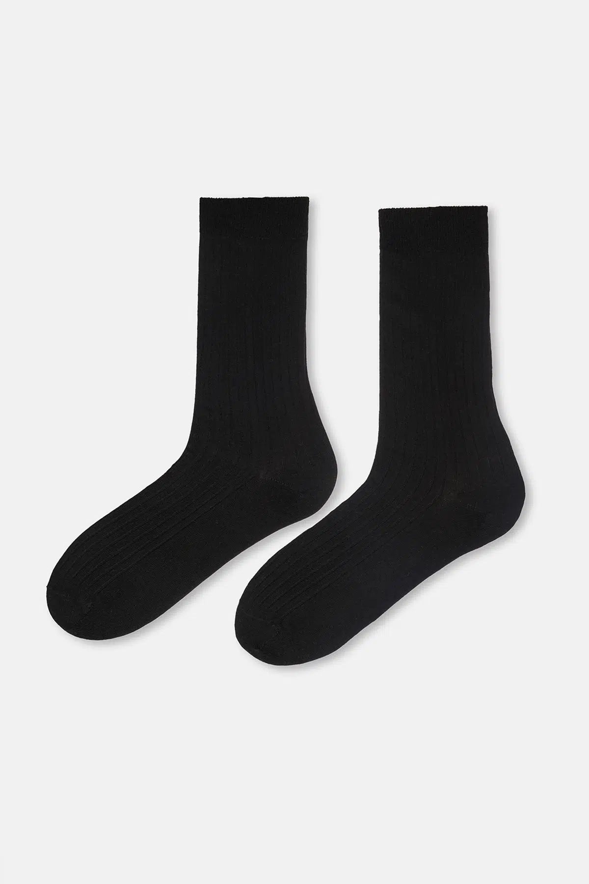 ERKEK YÜN KARIŞIMLI İNCE RIB ÇORAP
