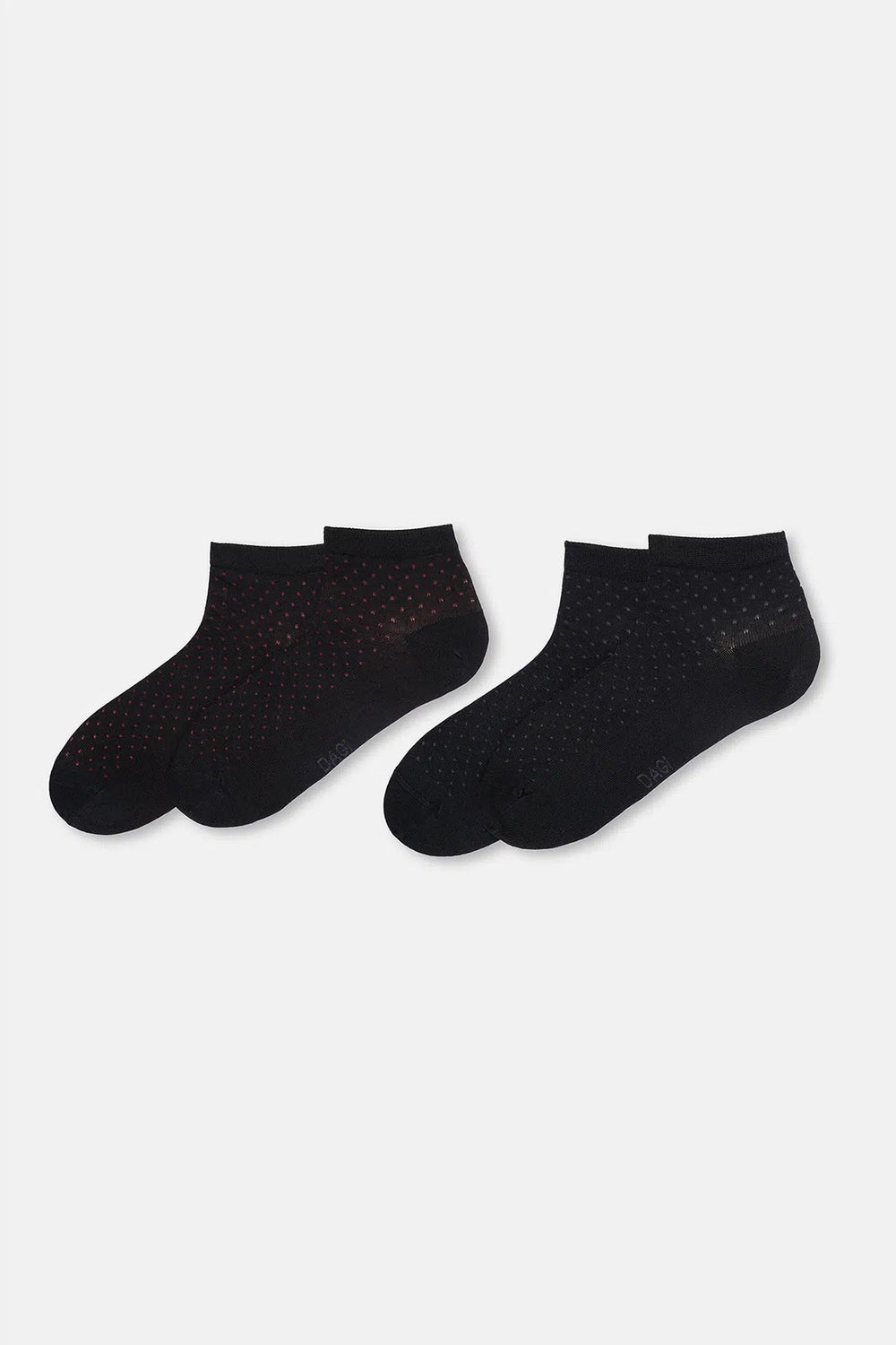 Siyah Erkek 2'li Puantiye Desen Bambu Çorap
