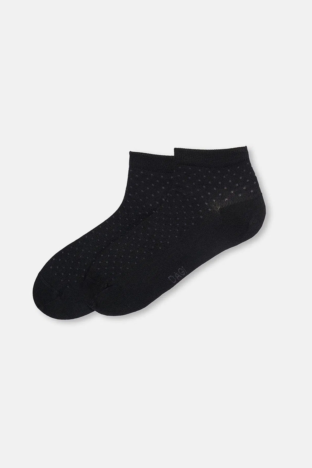 Siyah Erkek 2'li Puantiye Desen Bambu Çorap