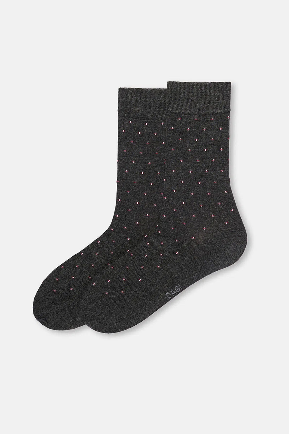 Antrasit-Siyah Erkek 2'li Mini Desen Bambu Çorap