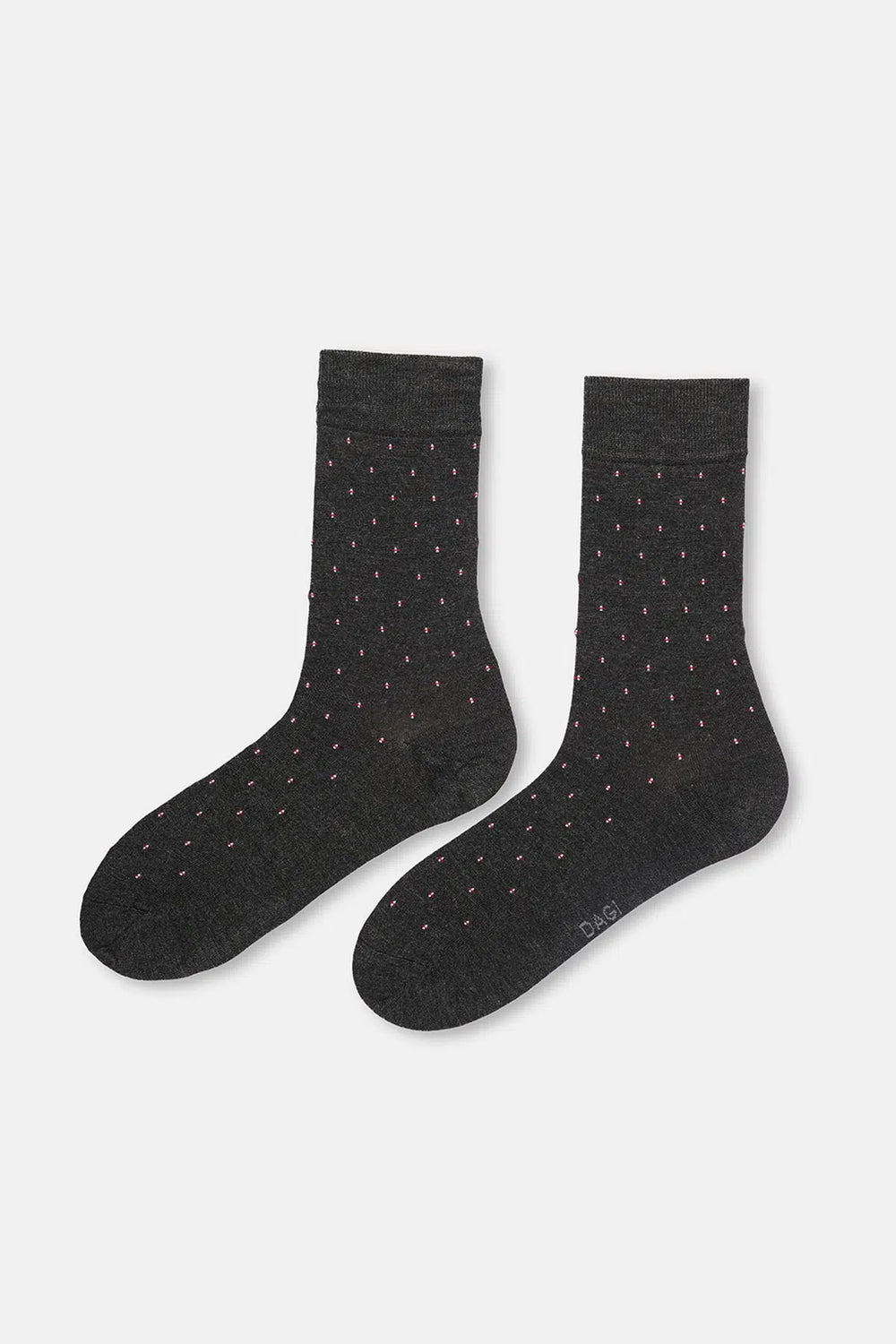 Antrasit-Siyah Erkek 2'li Mini Desen Bambu Çorap