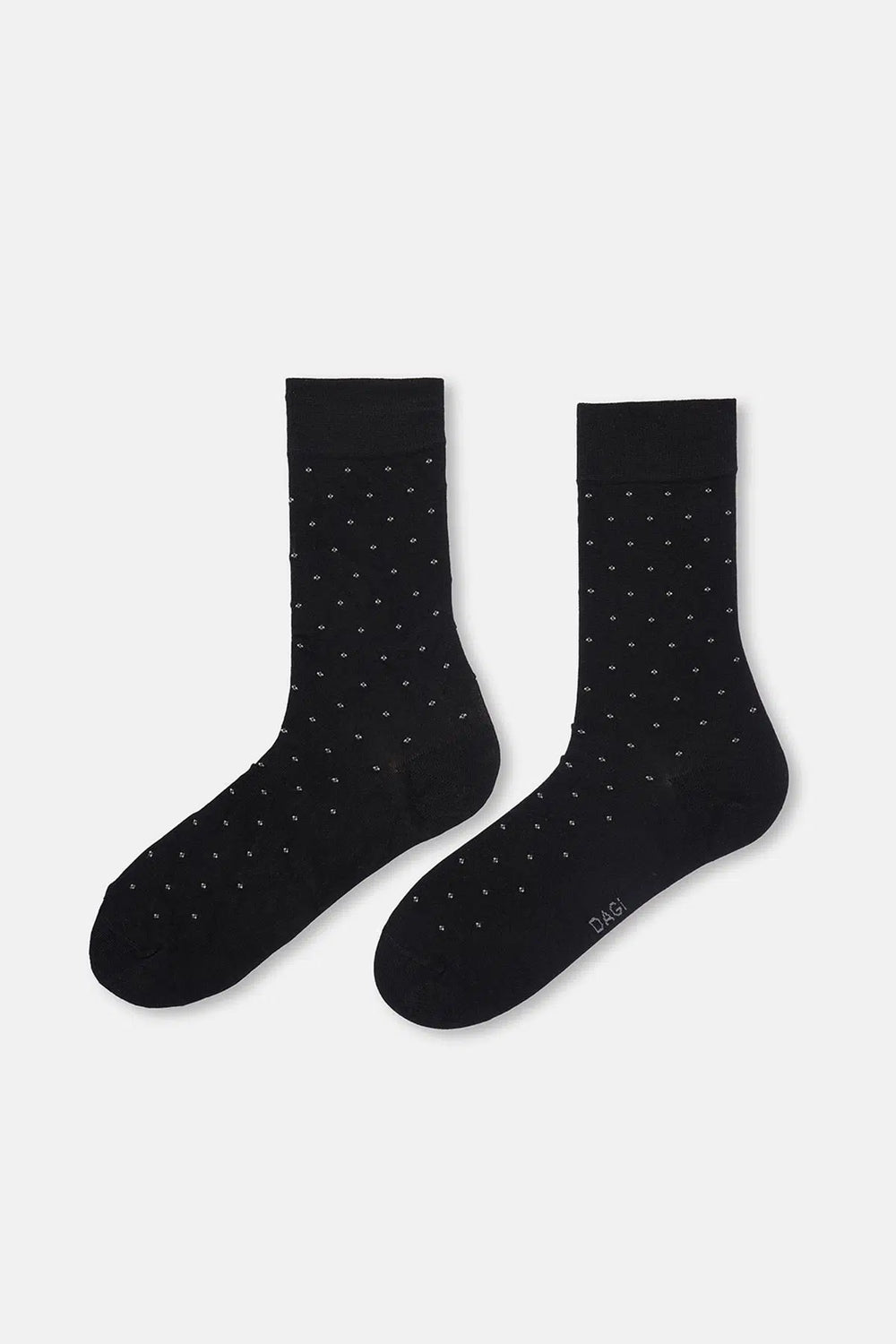 Antrasit-Siyah Erkek 2'li Mini Desen Bambu Çorap
