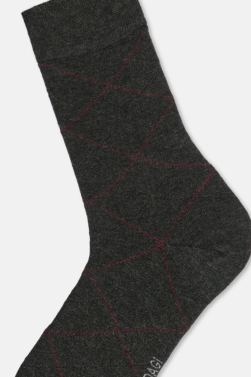 ERKEK 2'Lİ BAKLAVA DESEN BAMBU ÇORAP