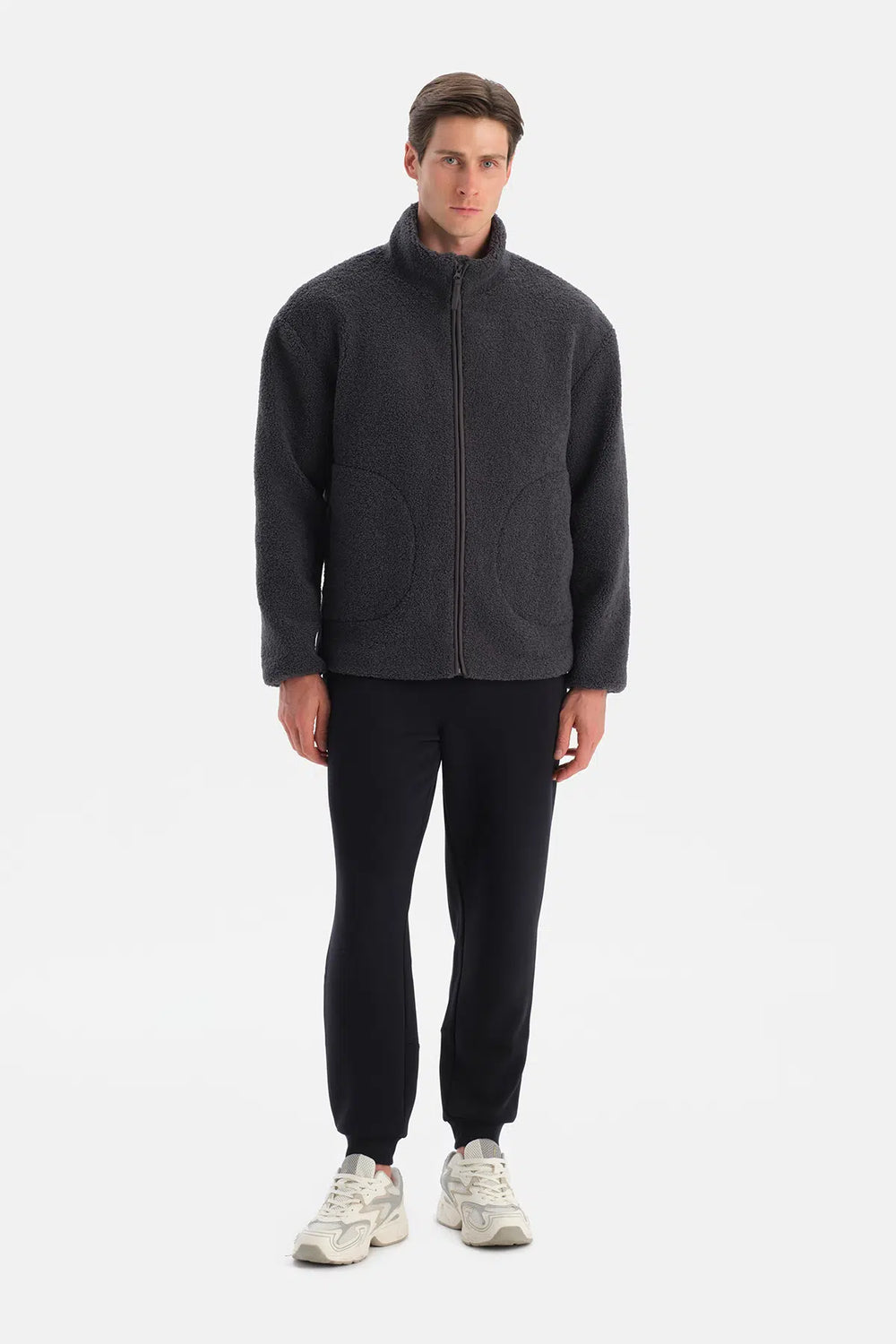 ERKEK FERMUARLI SWEATSHIRT