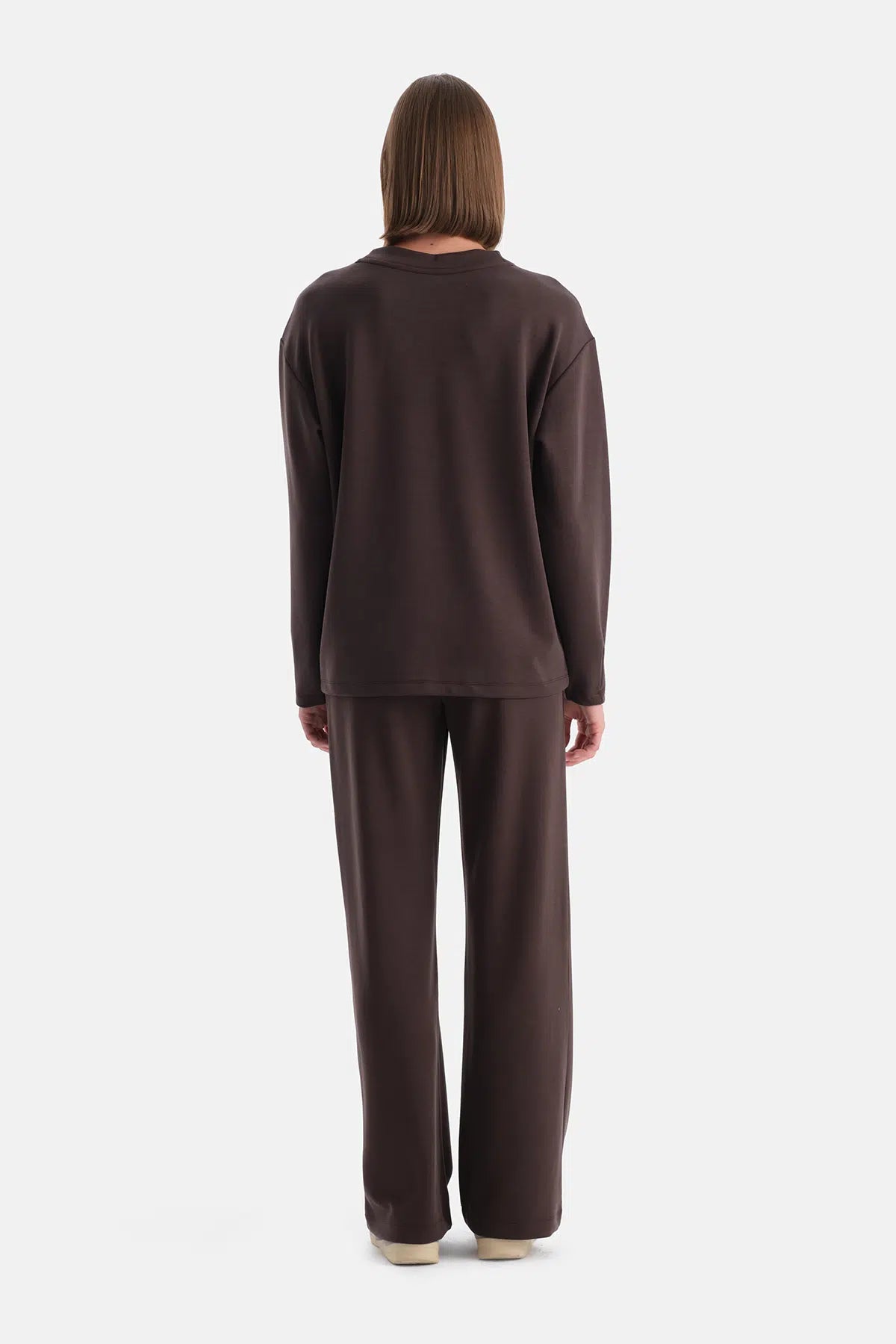 DÜŞÜK OMUZ MODAL OVERSİZE SWEATSHIRT
