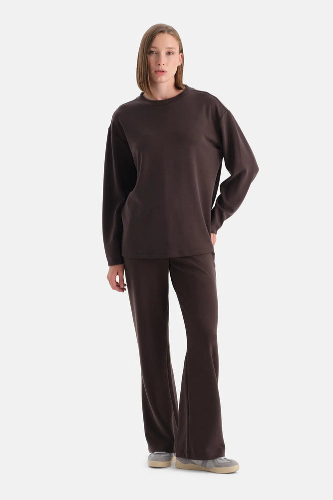 GİZLİ FERMUARLI MODAL PANTOLON