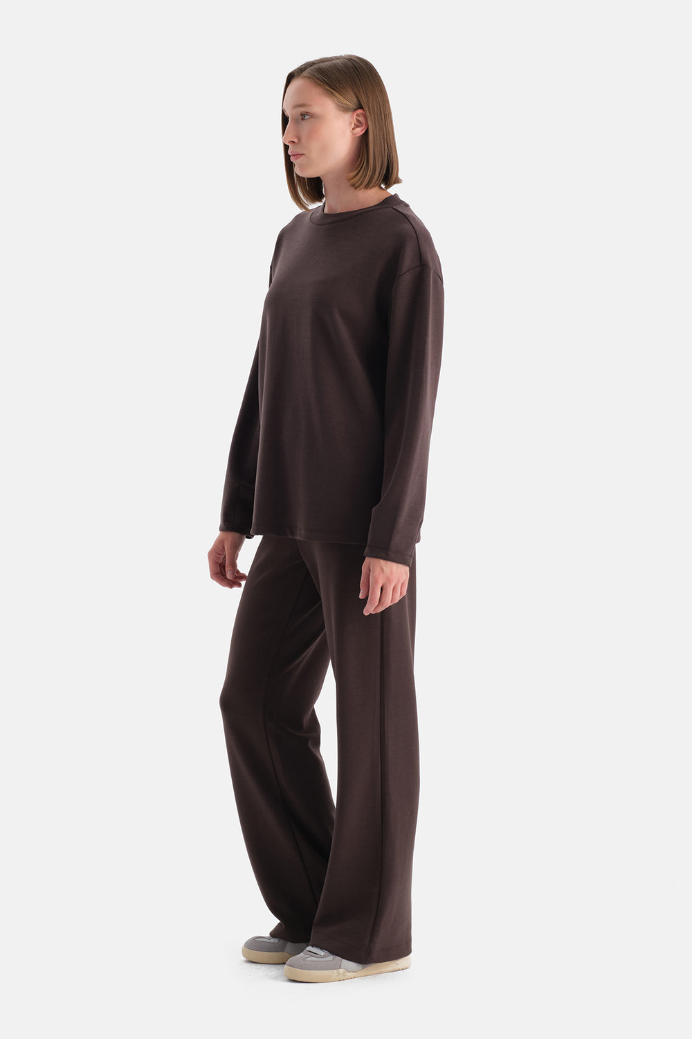 GİZLİ FERMUARLI MODAL PANTOLON