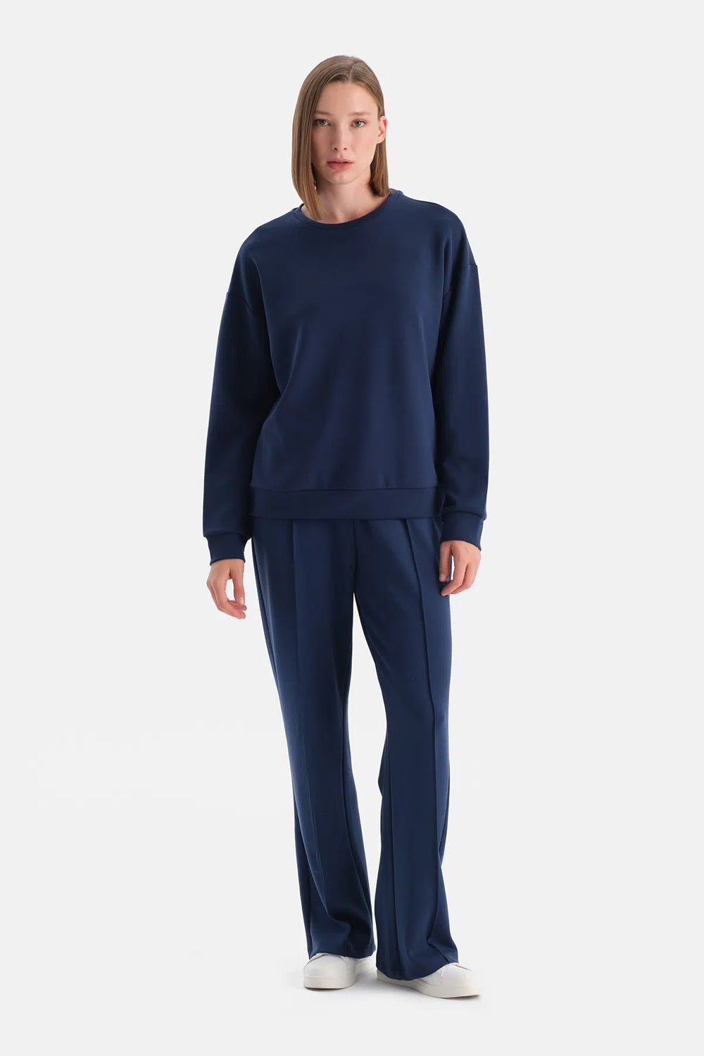 BOL PAÇA NERVÜRLÜ BASIC MODAL PANTOLON