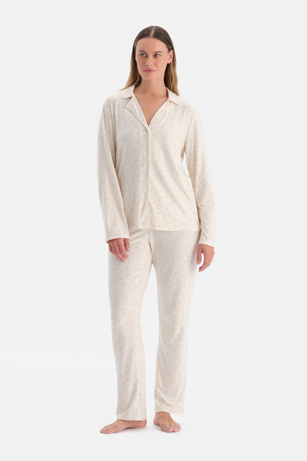 DESENLİ GÖMLEK PANTOLON TAKIM