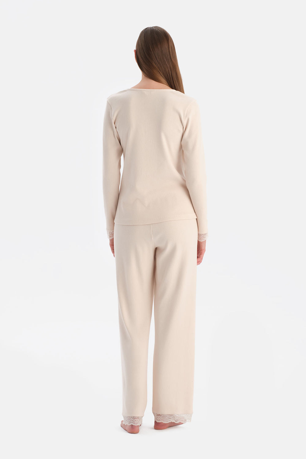 DANTELLİ KAŞKORSE TİŞÖRT PANTOLON TAKIM