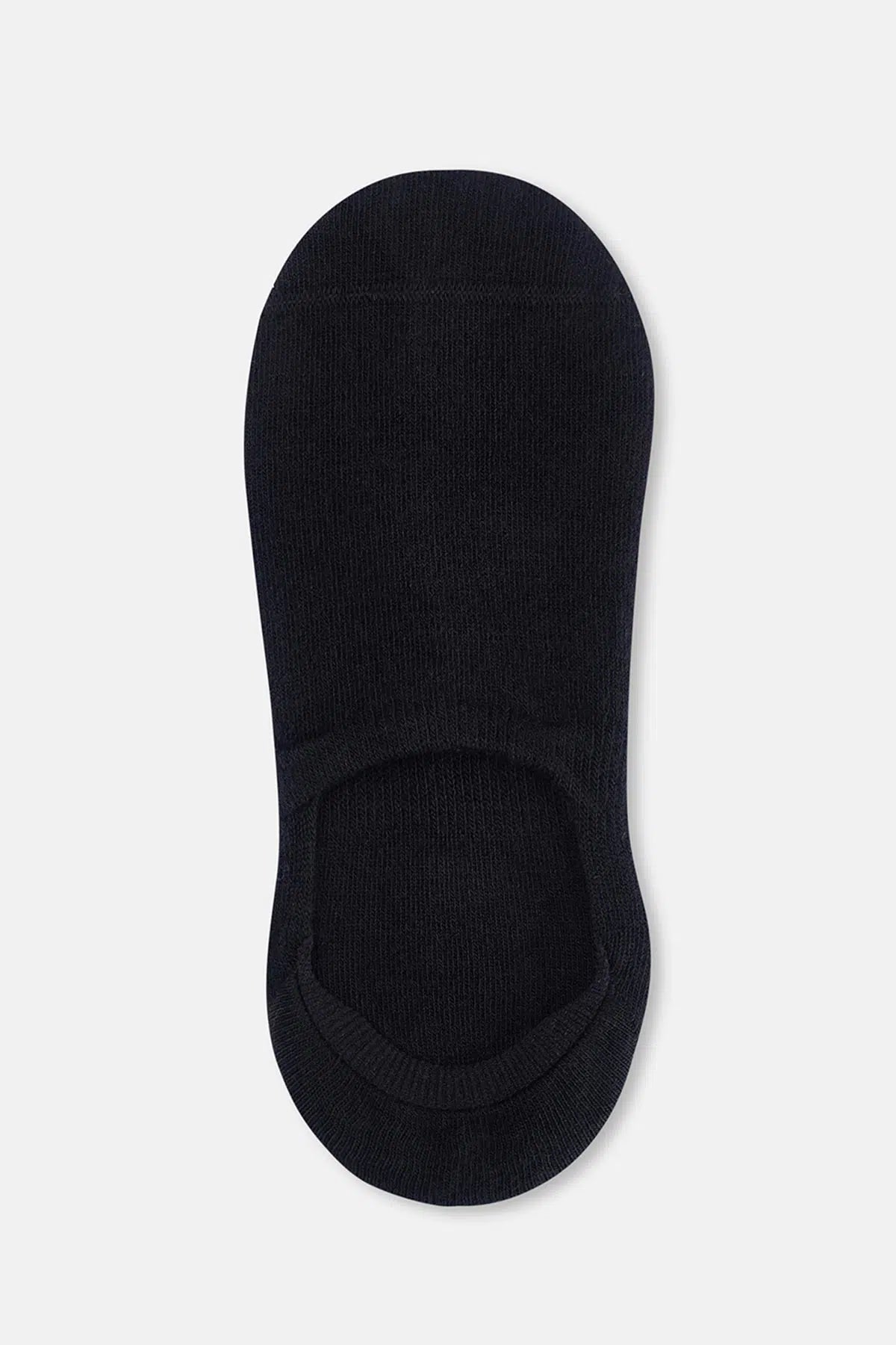 Beyaz-Siyah-Ten Kadın 3'lü Görünmez Çorap