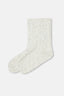 KADIN ÖRGÜ DESENLİ COSY ÇORAP
