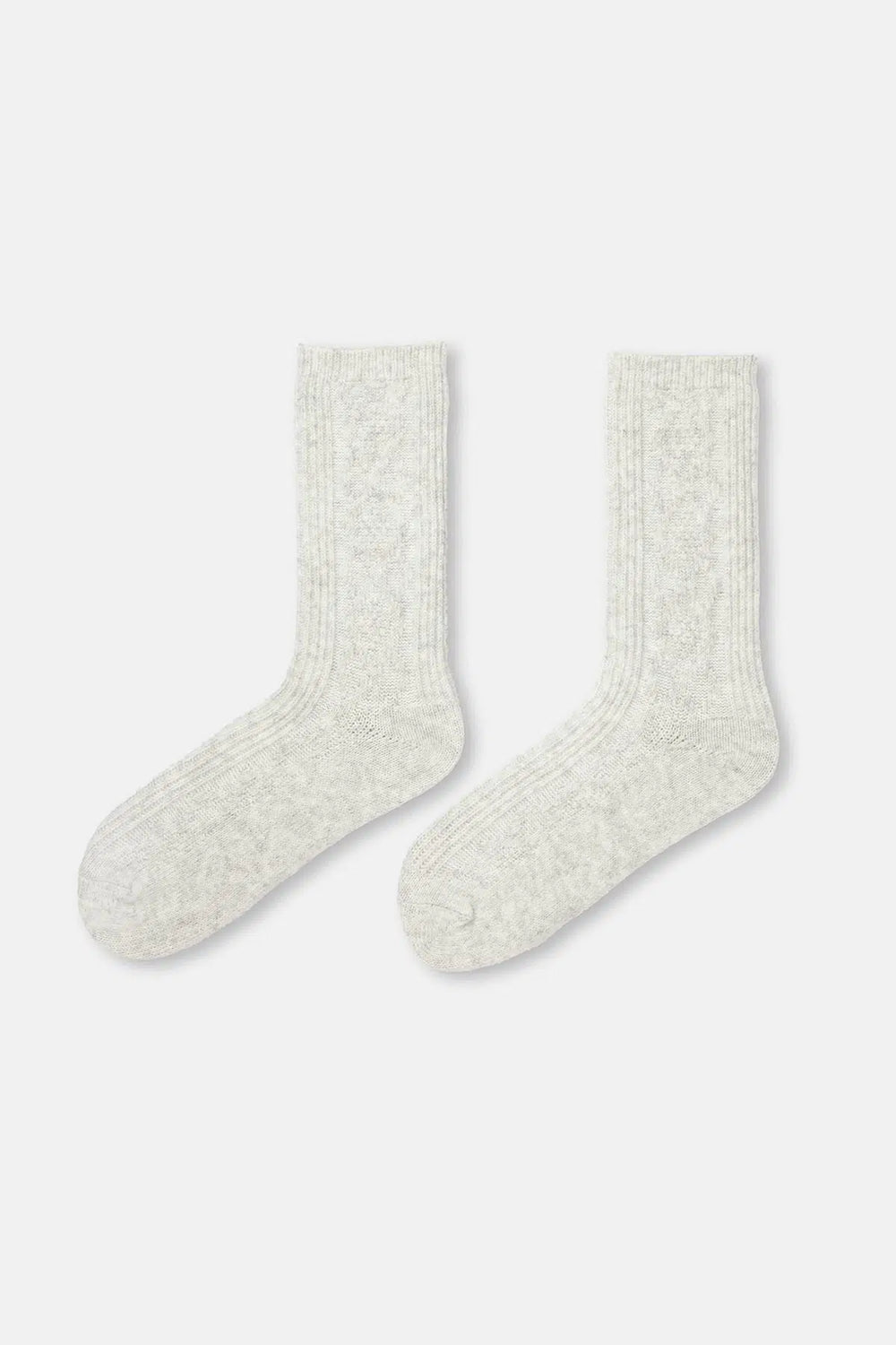 KADIN ÖRGÜ DESENLİ COSY ÇORAP