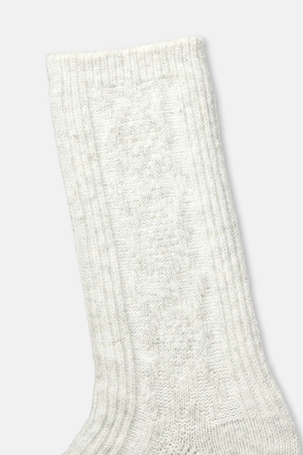 KADIN ÖRGÜ DESENLİ COSY ÇORAP