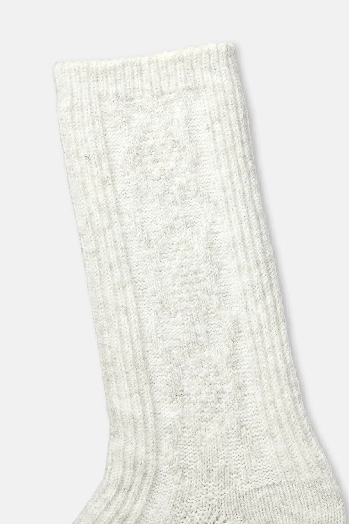 KADIN ÖRGÜ DESENLİ COSY ÇORAP