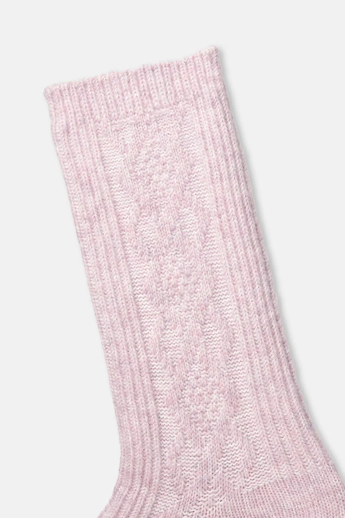 KADIN ÖRGÜ DESENLİ COSY ÇORAP