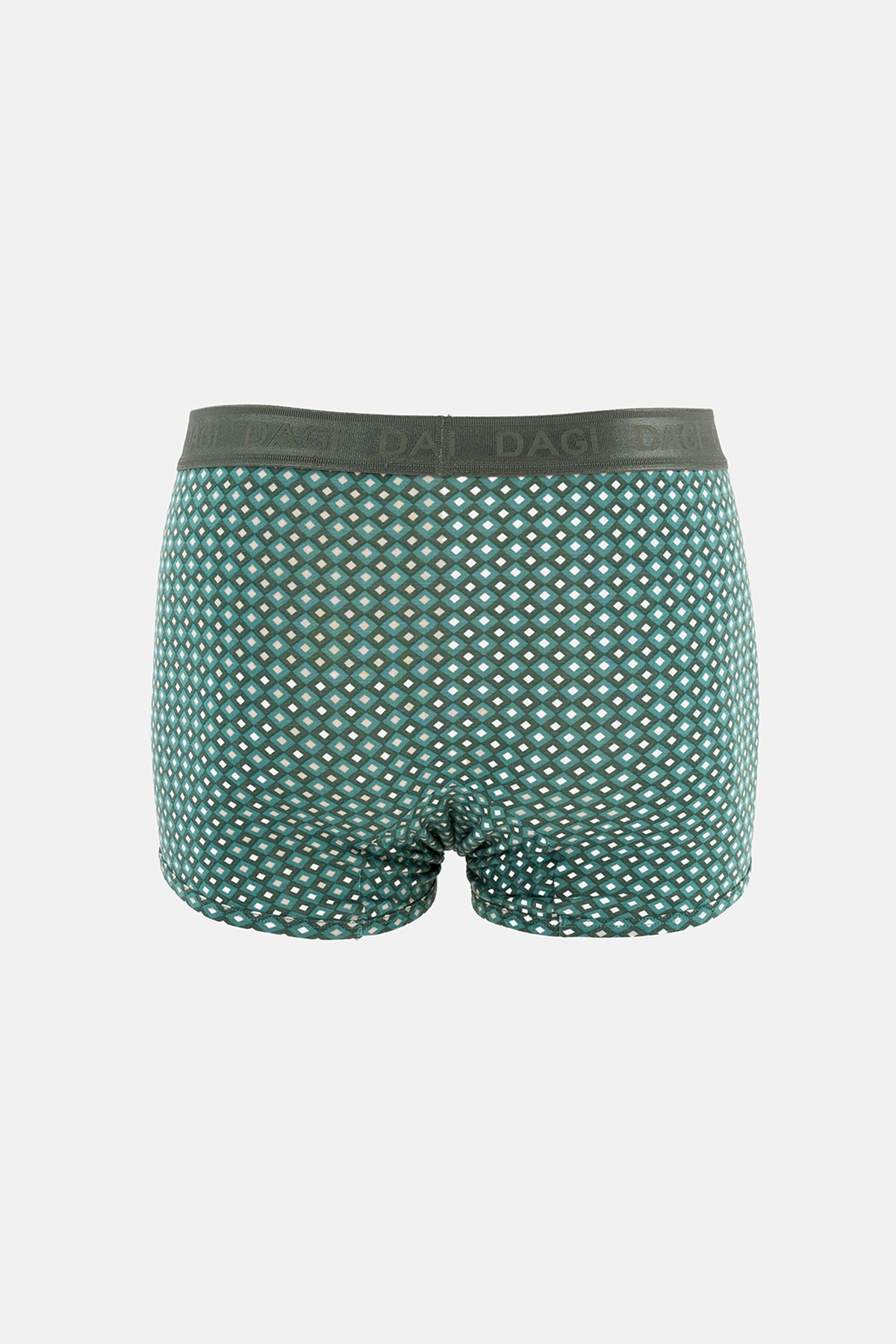 Açık Yeşil Desenli Micro Modal Boxer