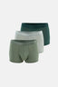 Yeşil 3'lü Düz Micro Modal Boxer