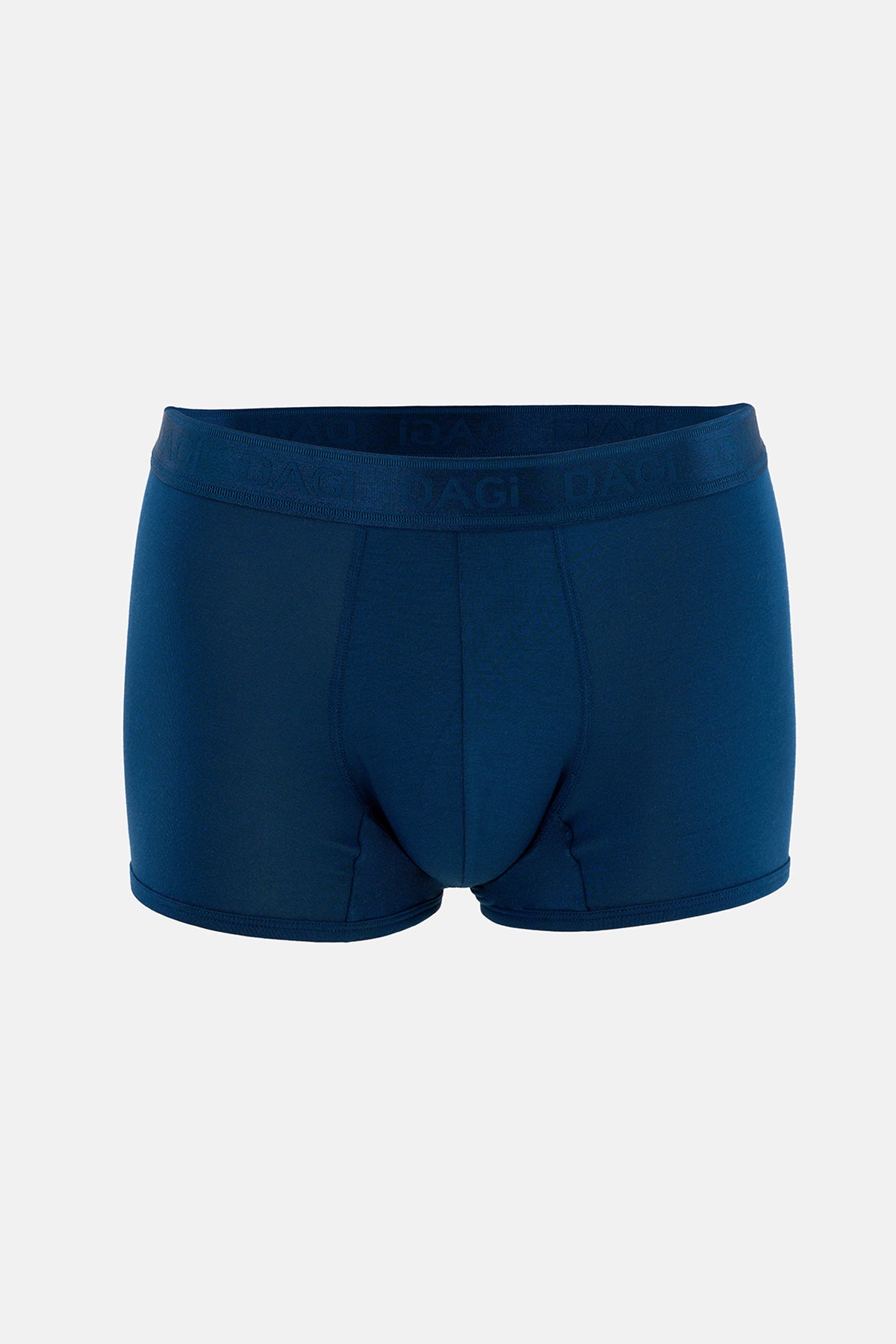 Açık Mavi-Mavi 3'lü Desenli Micro Modal Boxer