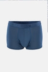 Mavi 3'lü Desenli Micro Modal Boxer