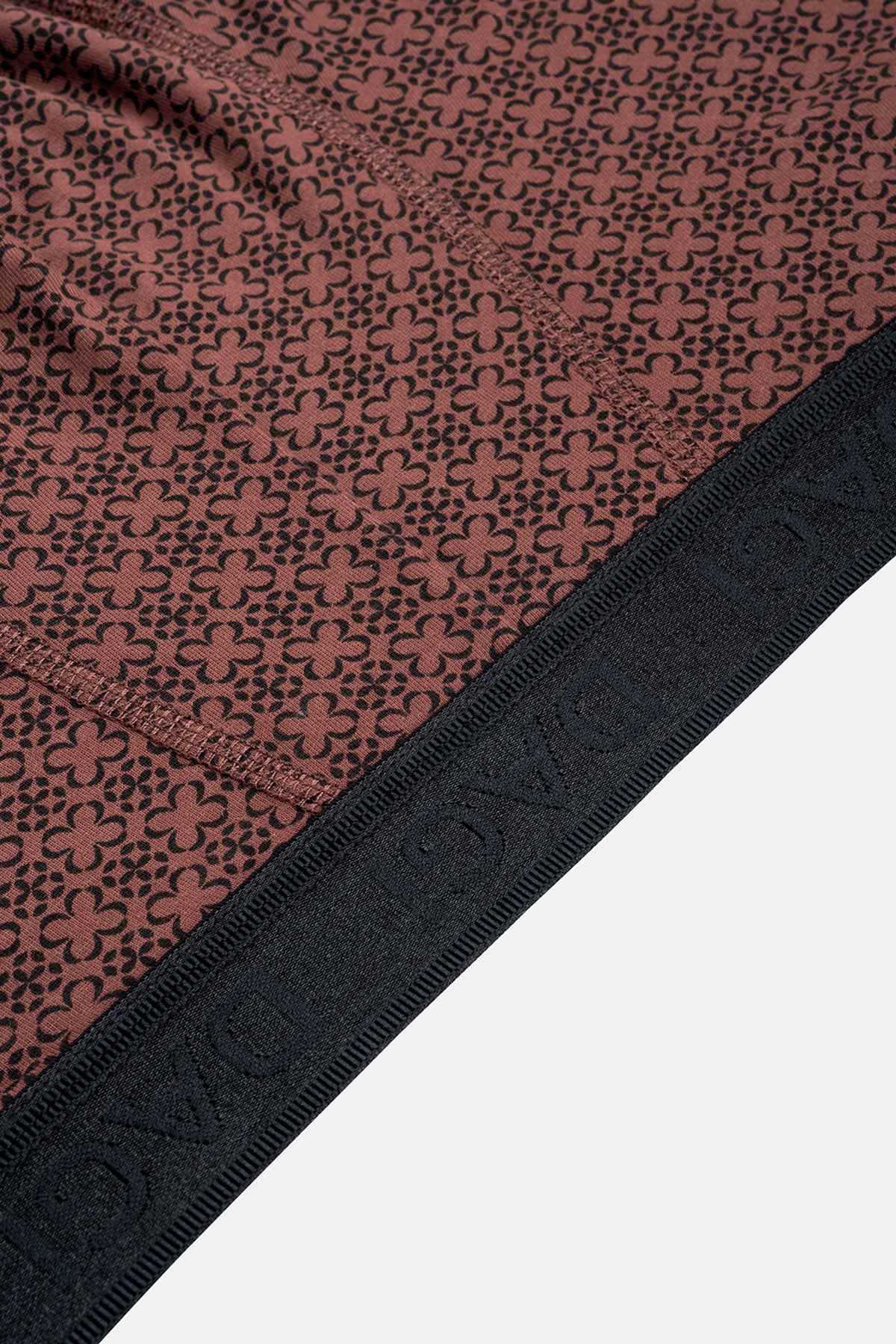 Kahverengi Desenli Micro Modal Boxer