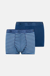 Lacivert 2'li Düz Micro Modal Boxer