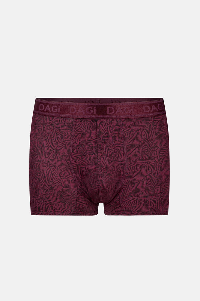 Bordo Desenli Micro Modal Boxer