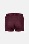 Bordo Desenli Micro Modal Boxer