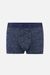 Lacivert-Antrasit 3'lü Desenli Micro Modal Boxer
