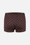 Bordo-Kahve 3'lü Desenli Micro Modal Boxer