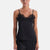 Siyah Dantel Detaylı Camisole ve Şort
