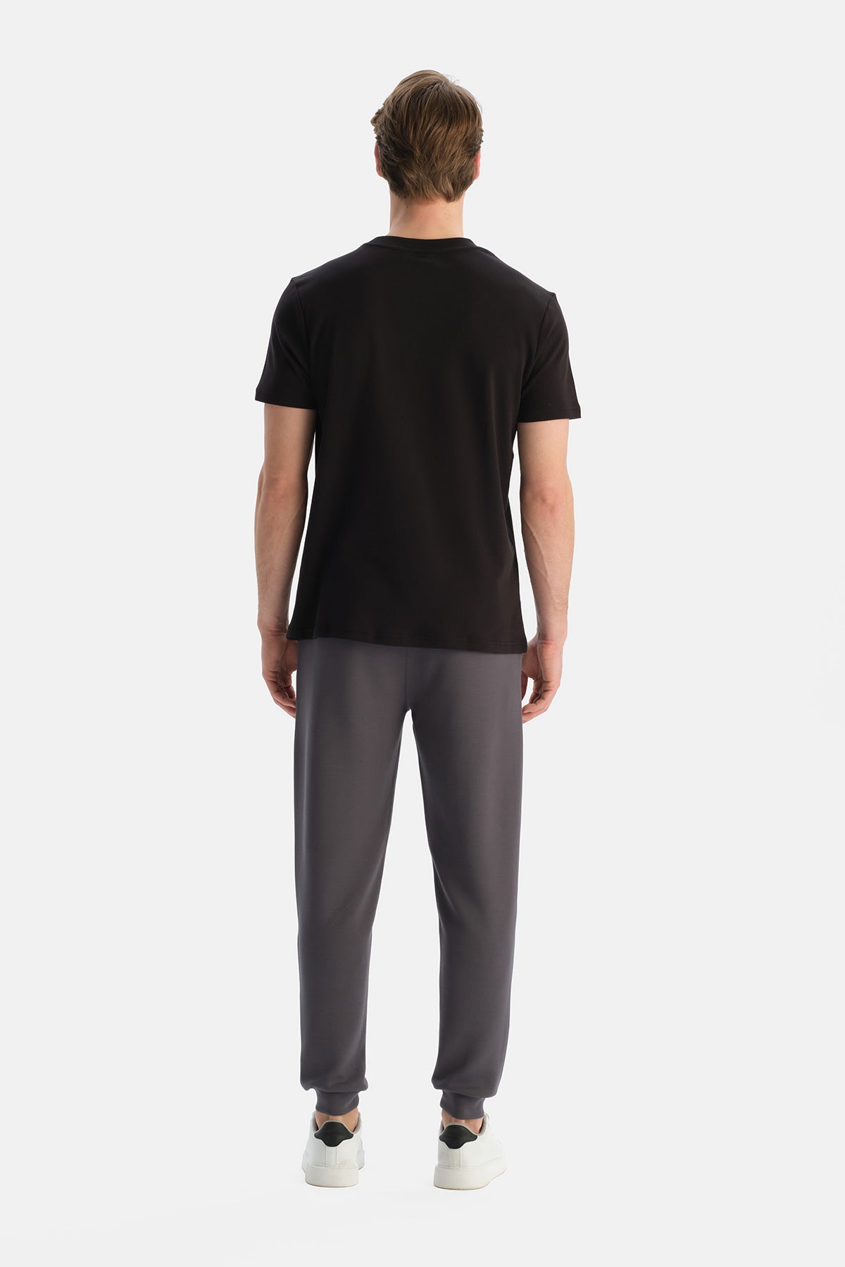 Antrasıt Nervürlü Jogger Pantolon