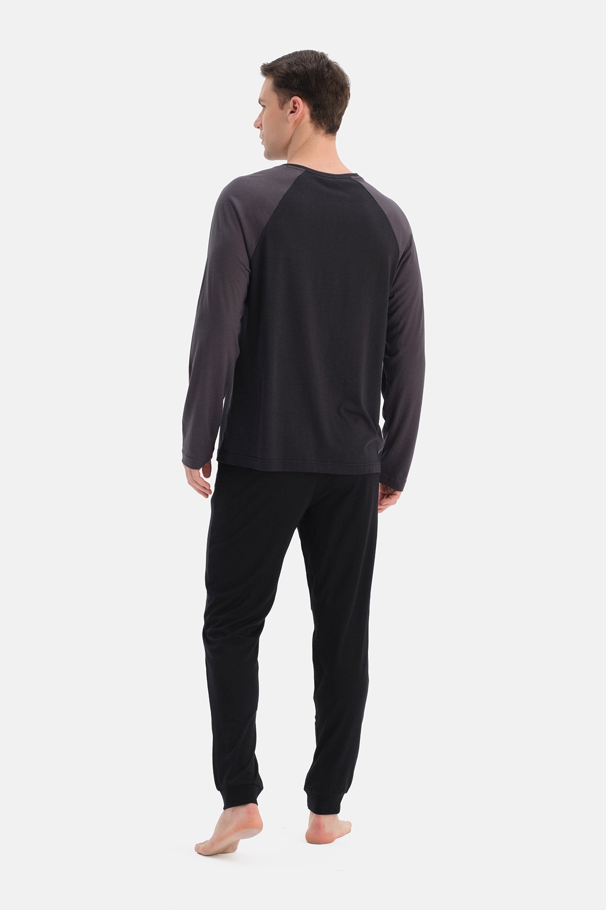 REGLAN KOLLU PAMUK MODAL TİŞÖRT PANTOLON TAKIM