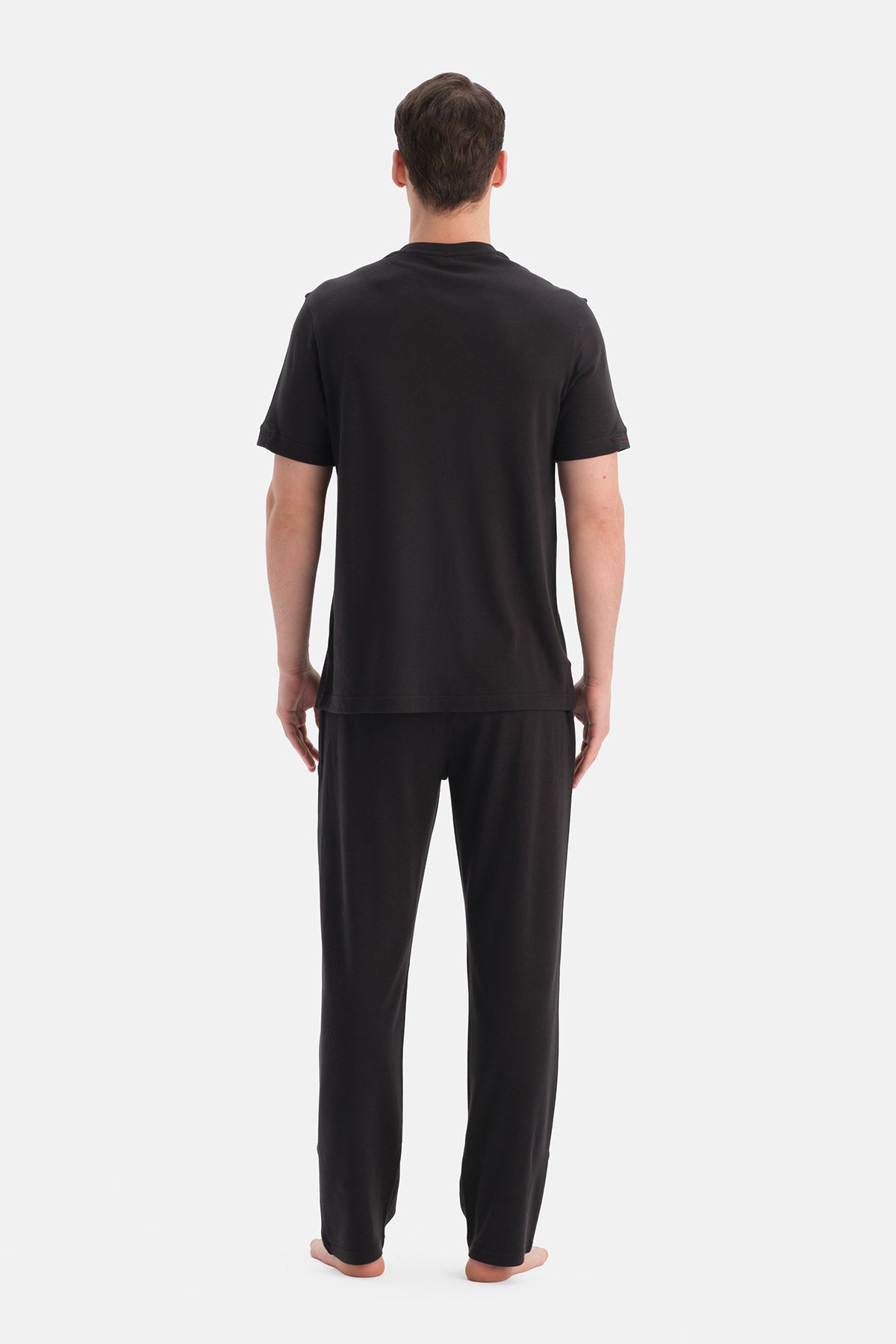 KISA KOLLU PAMUK MODAL İNTERLOK TİŞÖRT PANTOLON TAKIM