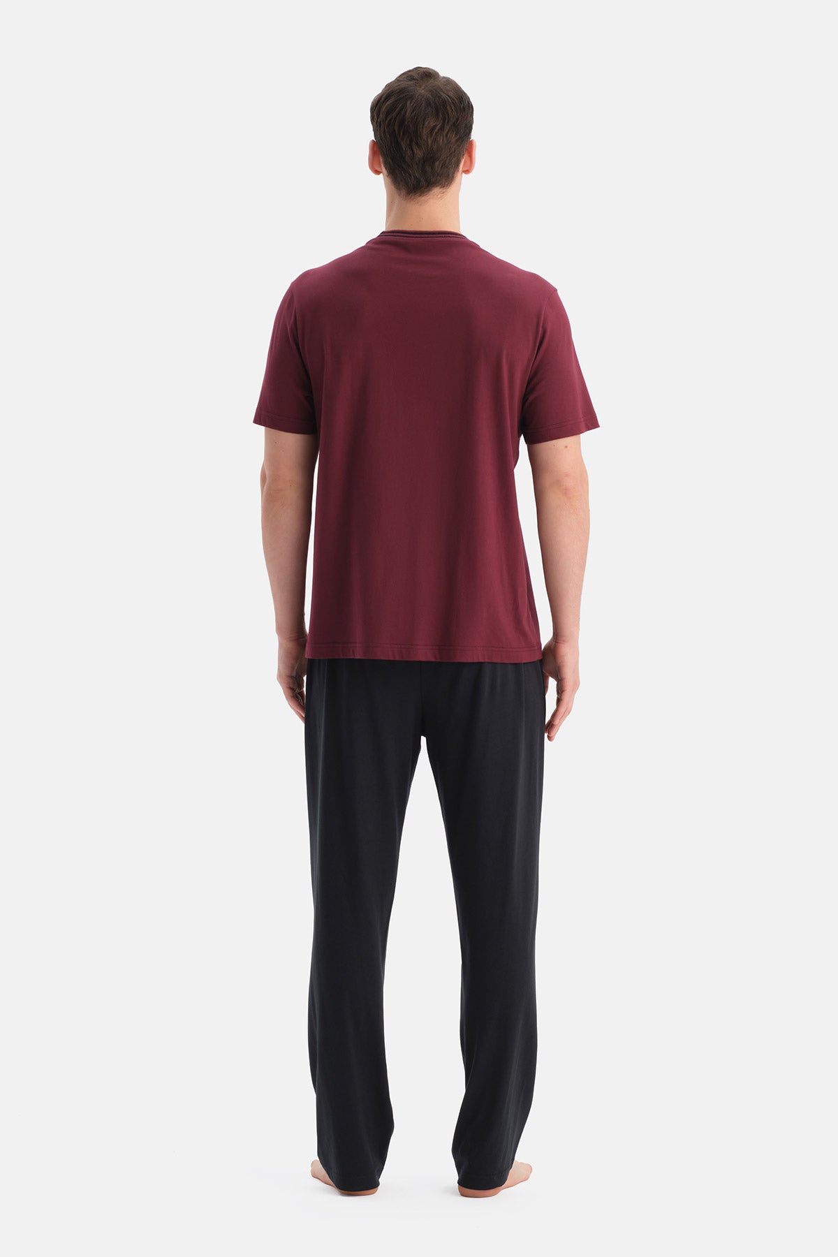 KISA KOLLU PAMUK MODAL TİŞÖRT PANTOLON TAKIM