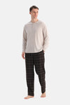 REGLAN KOLLU PATLI TİŞÖRT PANTOLON TAKIM