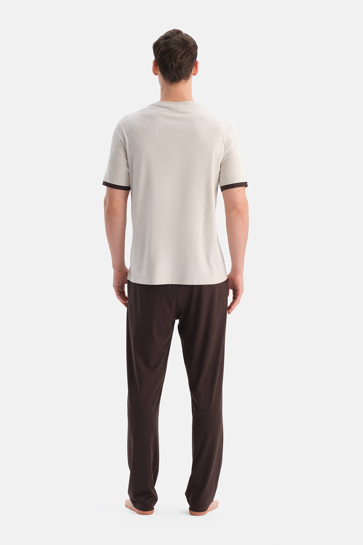 BASKI DETAYLI PAMUK MODAL TİŞÖRT PANTOLON TAKIM