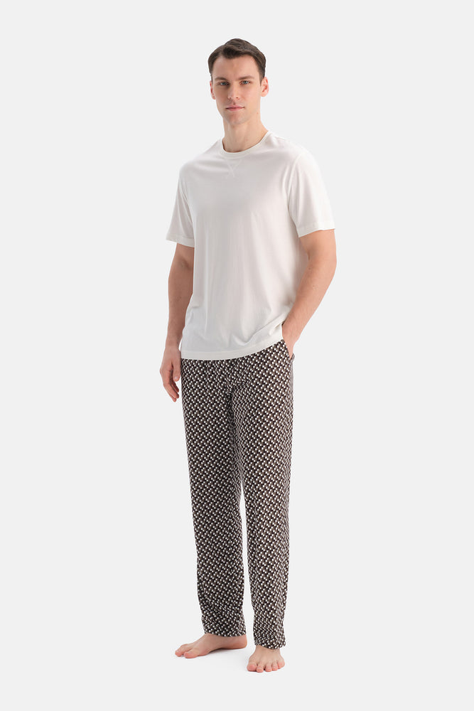 KISA KOLLU PAMUK MODAL TİŞÖRT PANTOLON TAKIM