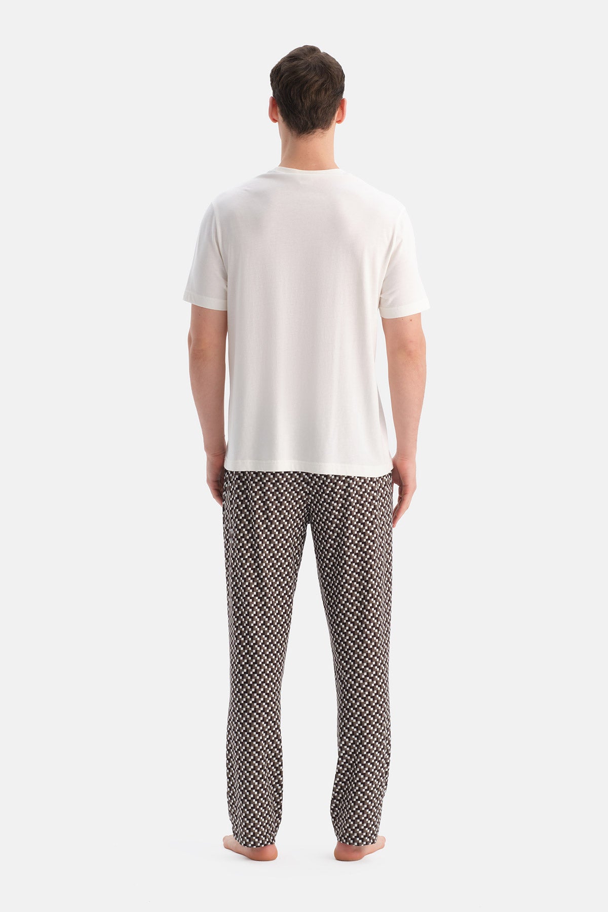 KISA KOLLU PAMUK MODAL TİŞÖRT PANTOLON TAKIM