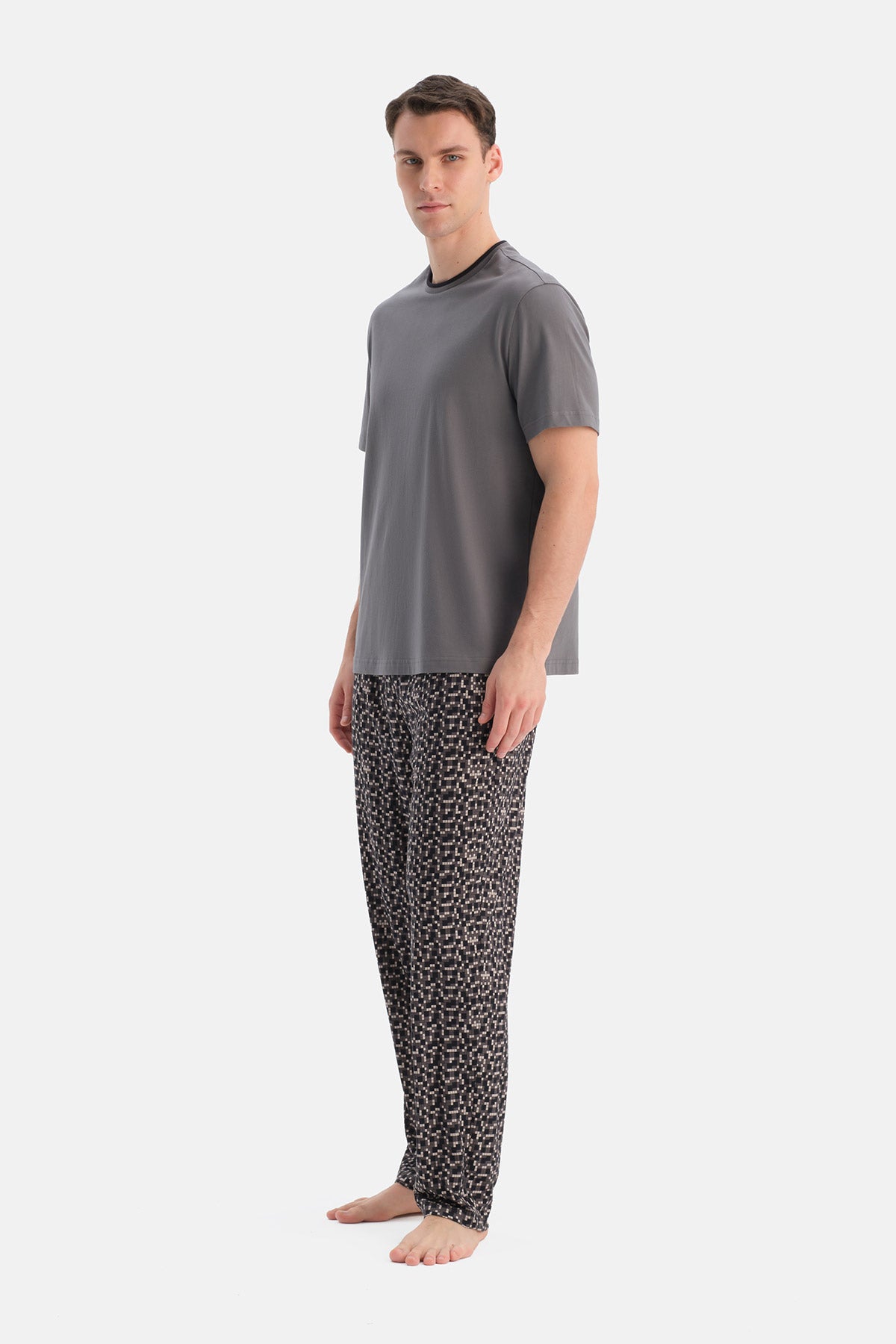 KISA KOLLU PAMUK MODAL TİŞÖRT PANTOLON TAKIM