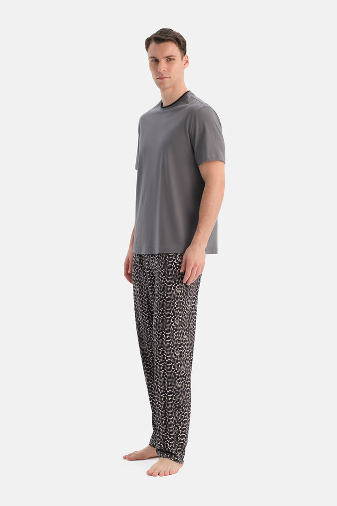 KISA KOLLU PAMUK MODAL TİŞÖRT PANTOLON TAKIM