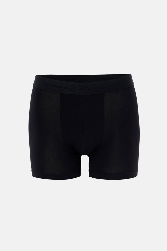 Siyah Düz Pamuk Boxer