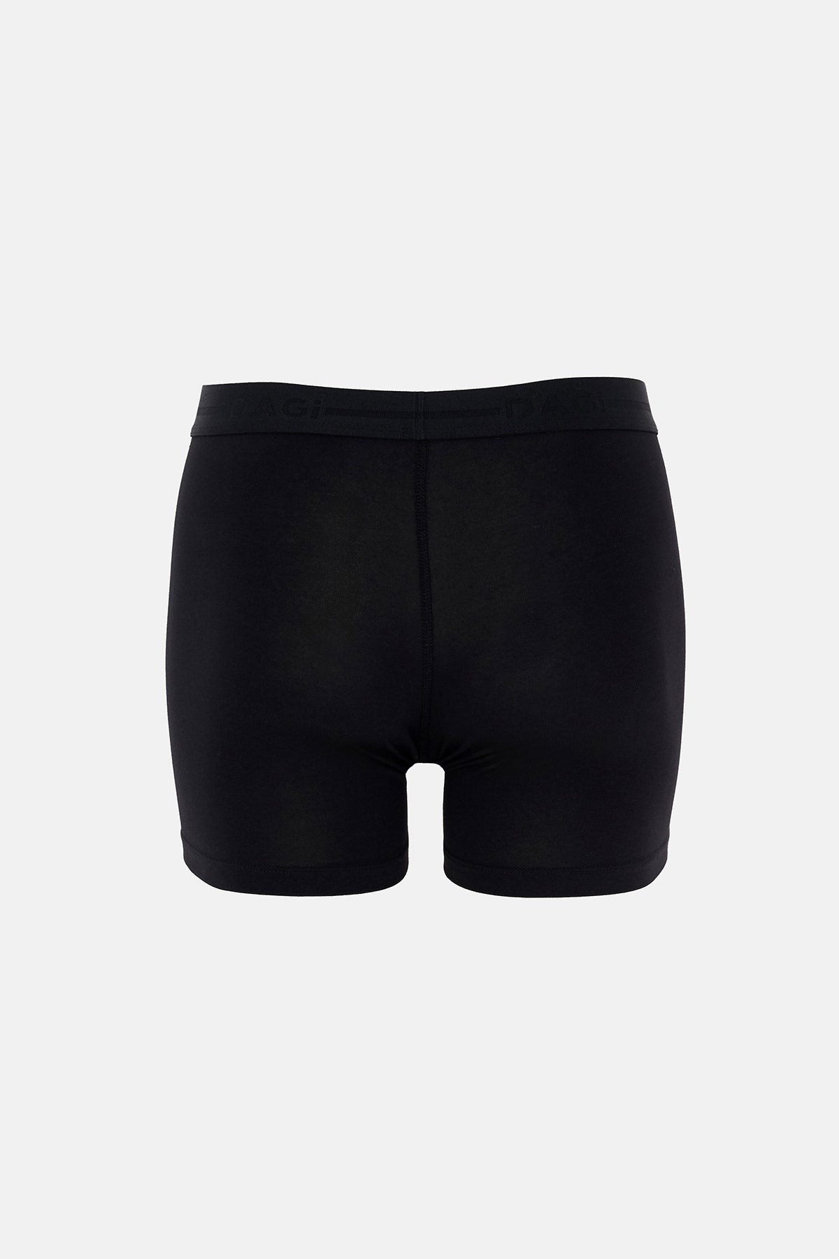 Siyah Düz Pamuk Boxer