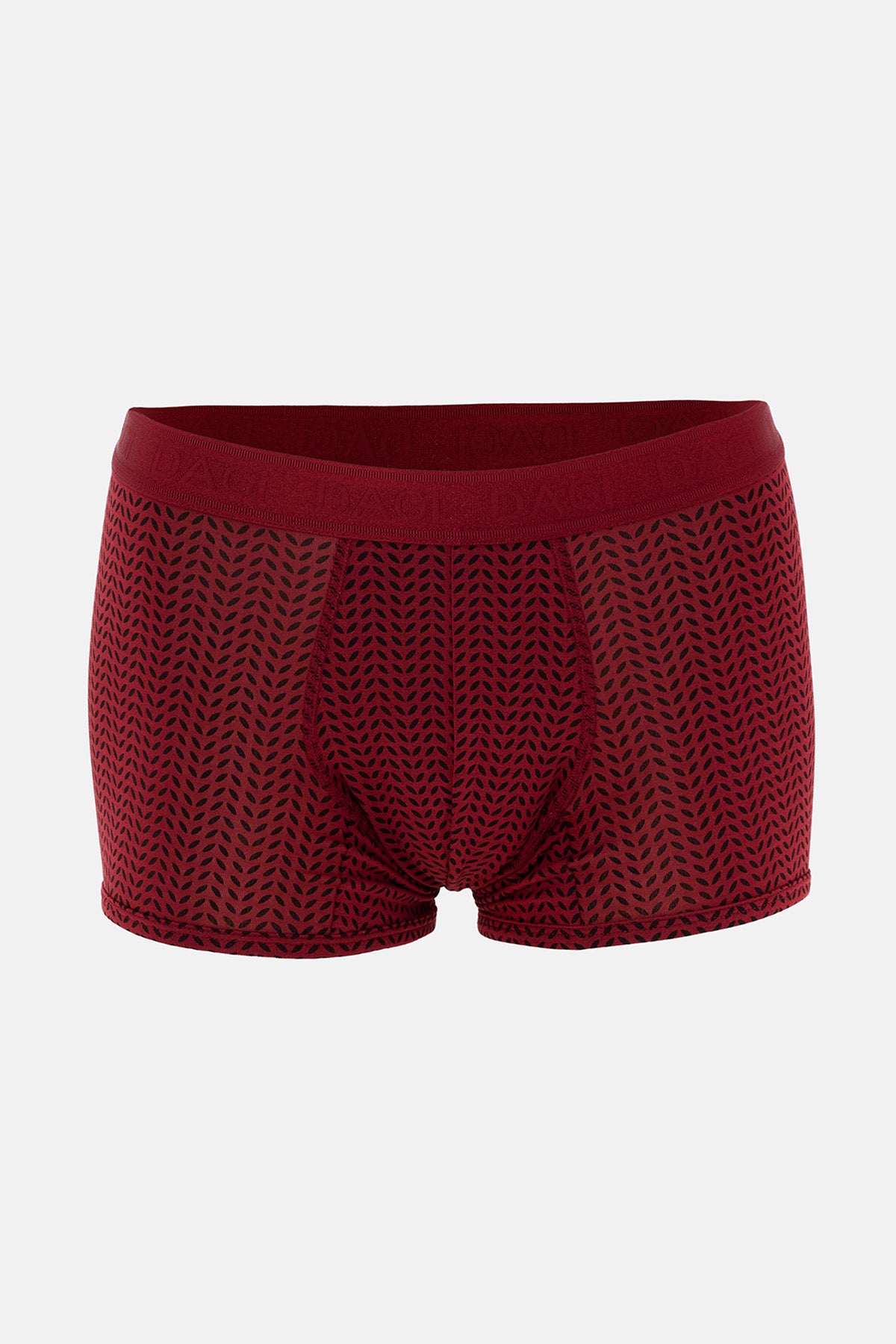 Kırmızı-Siyah 4210 3'lü Desenli Micro Modal Boxer