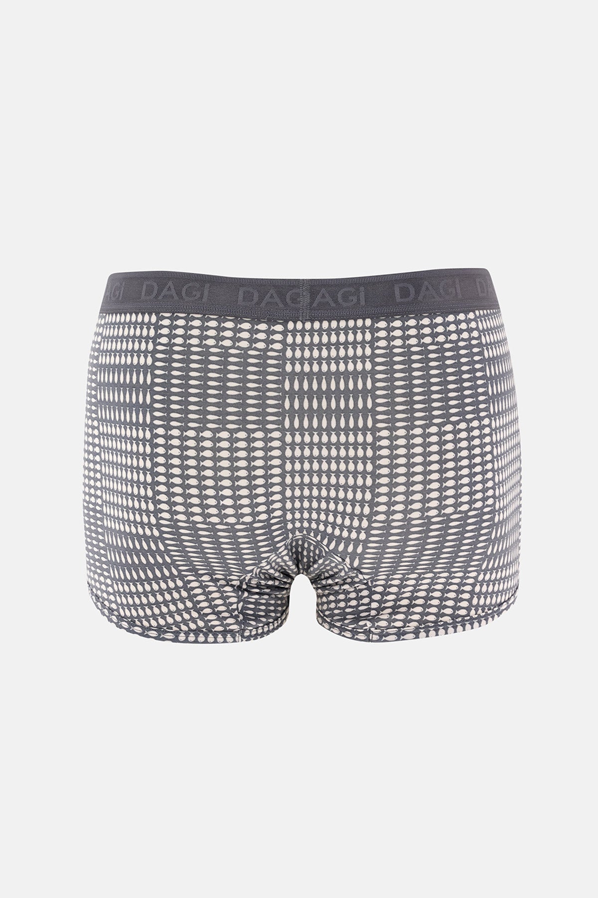 Gri 4210 Desenli Micro Modal Boxer