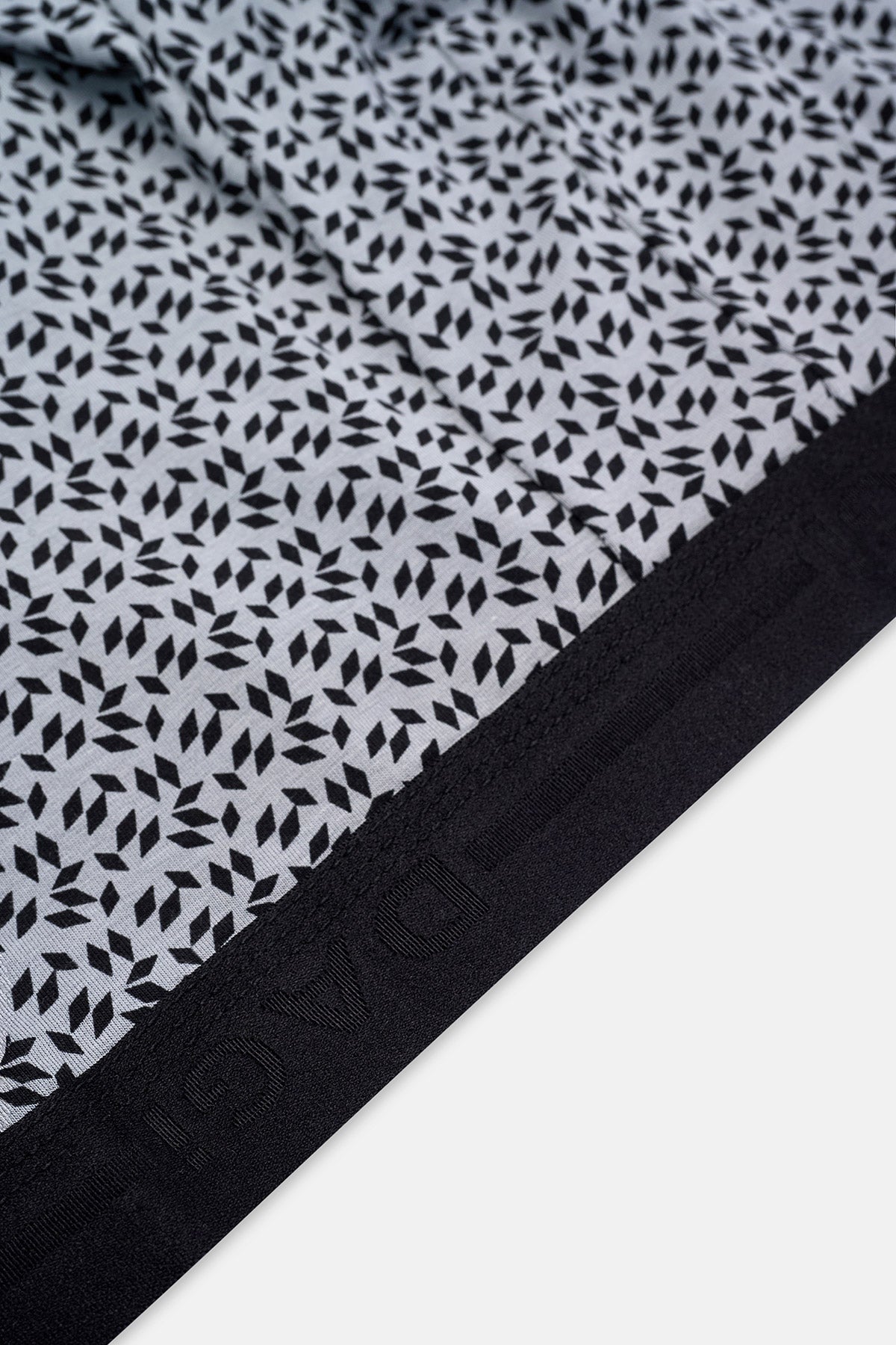 Siyah 5210 2'li Desenli Pamuk Boxer