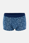 AÇIK INDİGO-LACİVERT 4210 3'lü Desenli Micro Modal Boxer